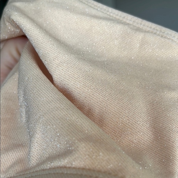 Striped Bikini Set underwire highwaisted cheeky White Cover-Up S/M glam retro - Picture 3 of 9